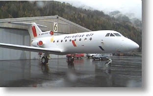 Visione d'insieme dell'aereo